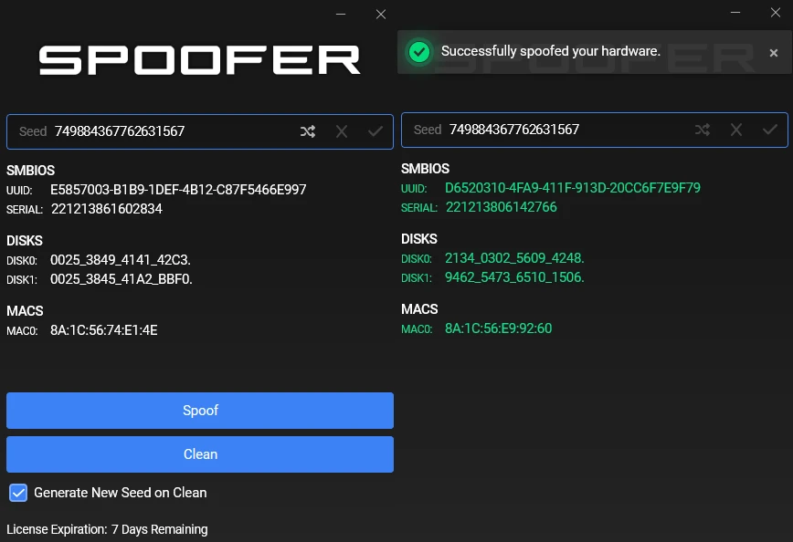 Reported Spoofer (Unbranded)
